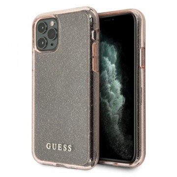 Guess GUHCN65PCGLPI iPhone 11 Pro Max różowy|pink hard case Glitter