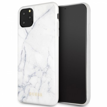 Guess GUHCN65HYMAWH iPhone 11 Pro Max biały|white Marble