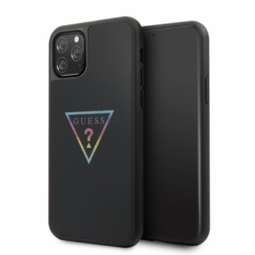 Guess GUHCN58TRMLBK iPhone 11 Pro czarny|black hard case Triangle Glitter