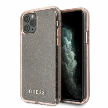 Guess GUHCN58PCGLPI iPhone 11 Pro różowy|pink hard case Glitter