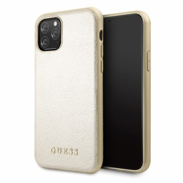 Guess GUHCN58IGLGO iPhone 11 Pro złoty|gold hard case Iridescent