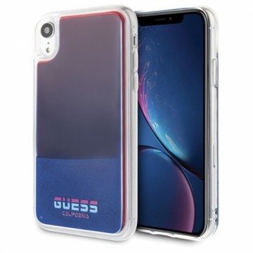 Guess GUHCI61GLCRE iPhone Xr czerwony |red hard case California Glow in the dark