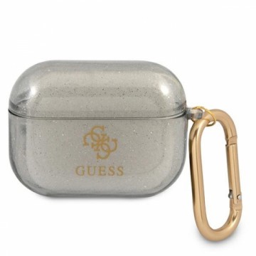 Guess GUAPUCG4GK AirPods Pro cover czarny|black Glitter Collection