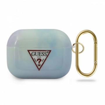 Guess GUACAPTPUMCGC02 AirPods Pro cover niebieski|blue Tie & Dye Collection