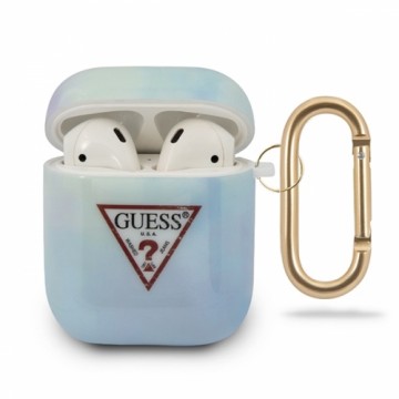 Guess GUACA2TPUMCGC02 AirPods cover blue Tie & Dye Collection