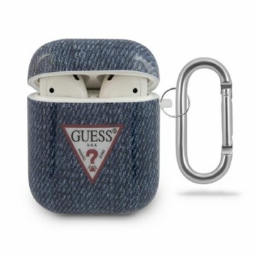 Guess GUACA2TPUJULDB AirPods cover granatowy|dark blue Jeans Collection