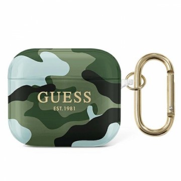 Guess GUA3UCAMA AirPods 3 cover zielony|khaki Camo Collection