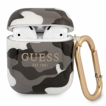 Guess GUA2UCAMG AirPods cover czarny|black Camo Collection