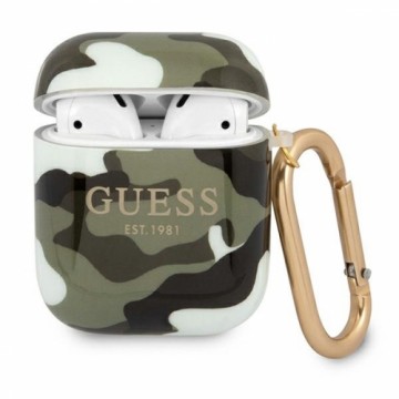 Guess GUA2UCAMA AirPods cover zielony|khaki Camo Collection