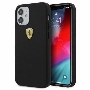 Ferrari FESSIHCP12SBK iPhone 12 mini 5,4" czarny|black hardcase On Track Silicone