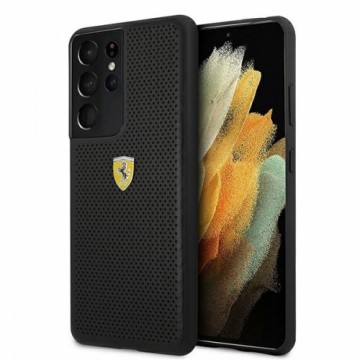 Ferrari FESPEHCS21LBK S21 Ultra G996 czarny|black hardcase On Track Perforated