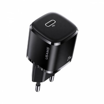 USAMS Ład. siec. 1xUSB-C T36 mini 20W (only head) PD3.0 Fast Charging czarny|black CC124TC01 (US-CC124)