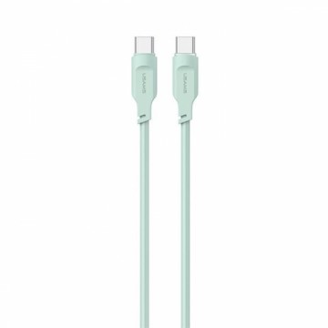 USAMS Kabel USB-C na USB-C PD Fast Charging 1,2m 100W Lithe Series zielony|green SJ567USB04 (US-SJ567)