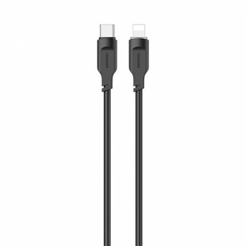 USAMS Kabel USB-C na Lightning PD Fast Charging Lithe Series 1,2m 20W czarny|black SJ566USB01 (US-SJ566)