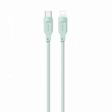 USAMS Kabel USB-C na Lightning PD Fast Charging 1,2m 20W Lithe Series zielony|green SJ566USB04 (US-SJ566)