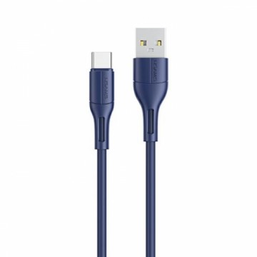 USAMS Kabel U68 USB-C 2A Fast Charge 1m niebieski|blue SJ501USB03 (US-SJ501)