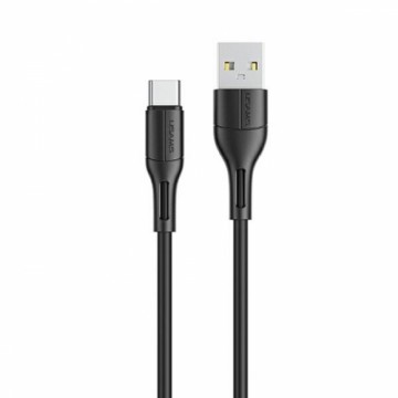 USAMS Kabel U68 USB-C 2A Fast Charge 1m czarny|black SJ501USB01 (US-SJ501)