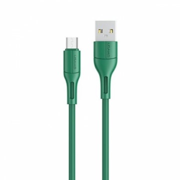 USAMS Kabel U68 microUSB 2A Fast Charge 1m zielony|green SJ502USB04 (US-SJ502)