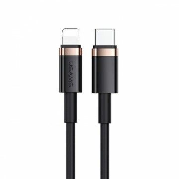 USAMS Kabel U63 USB-C na Lightning 1,2m 20W PD Fast Charge czarny|black SJ484USB01 (US-SJ484)