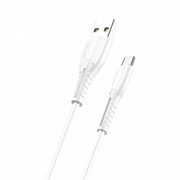 USAMS Kabel U35 USB-C 2A Fast Charge 1m biały|white SJ366USB02 (US-SJ366)