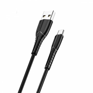 USAMS Kabel U35 microUSB 2A Fast Charge 1m czarny|black SJ365USB01 (US-SJ365)