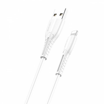 USAMS Kabel U35 lightning 2A Fast Charge 1m biały|white SJ364USB02 (US-SJ364)