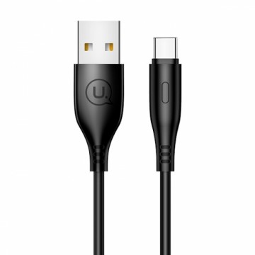 USAMS Kabel U18 USB-C 2A Fast Charge 1m czarny|black SJ267USB01 (US-SJ267)