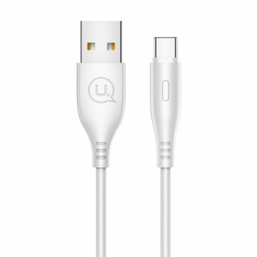 USAMS Kabel U18 USB-C 2A Fast Charge 1m biały|white SJ267USB02 (US-SJ267)