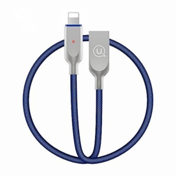 USAMS Kabel power-off U-Sun Lightning niebieski|blue 1,9m IPYSUSB202 (US-SJ170)