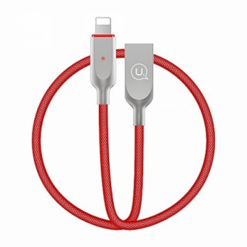 USAMS Kabel power-off U-Sun Lightning czerwony|red 1,9m IPYSUSB203 (US-SJ170)