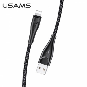 USAMS Kabel pleciony U41 lightning 3m 2A czarny|black SJ397USB01 (US-SJ397) Fast Charge