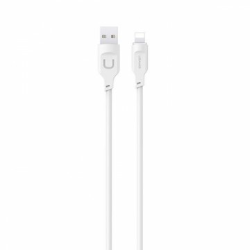 USAMS Kabel lightning Fast Charging 2,4A Lithe Series1,2m biały|white SJ565USB02 (US-SJ565)