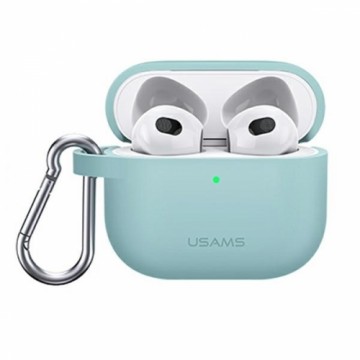 USAMS Etui ochronne do AirPods 3 silicon zielony|green BH741AP04 (US-BH741)