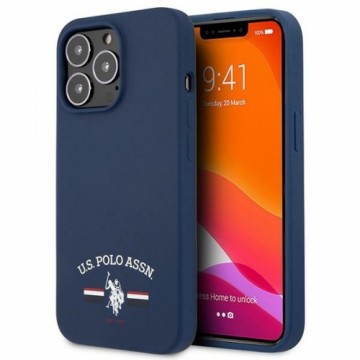 US Polo USHCP13XSFGV iPhone 13 Pro Max 6,7" granatowy|navy Silicone Collection