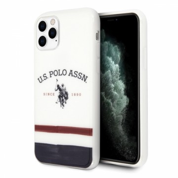 US Polo USHCN65PCSTRB iPhone 11 Pro Max biały|white Tricolor Pattern Collection