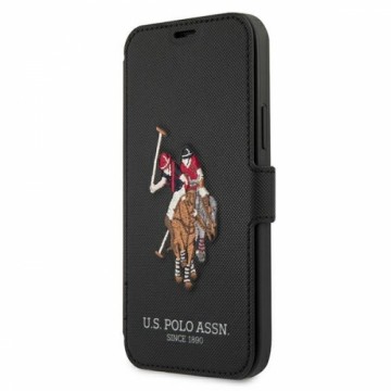 U.s. Polo Assn. US Polo USFLBKP12SPUGFLBK iPhone 12 mini 5,4" czarny|black book Polo Embroidery Collection