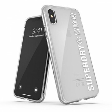 SuperDry Snap iPhone X|Xs Clear Case biały|white 41576