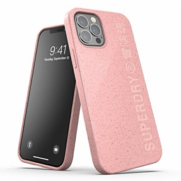 SuperDry Snap iPhone 12|12 Pro Compostab le Case różowy|pink 42621