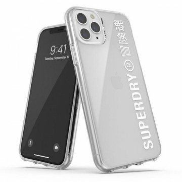 SuperDry Snap iPhone 11 Pro Max Clear Ca se biały|white 41580