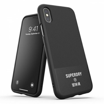 SuperDry Moulded Canvas iPhone X|Xs Case czarny|black 41544