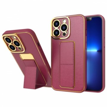 Fusion Accessories Fusion New Kickstand  silikona aizsargapvalks Samsung A525 | A526 Galaxy A52 | A52 5G sarkans