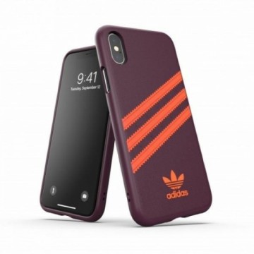 Adidas OR Moulded PU iPhone X|XS bordowo-pomarańczowy|maroon-orange 40561