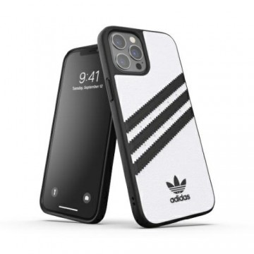 Adidas OR Moulded Case PU iPhone 12 Pro Max biało-czarny|white-black 42239