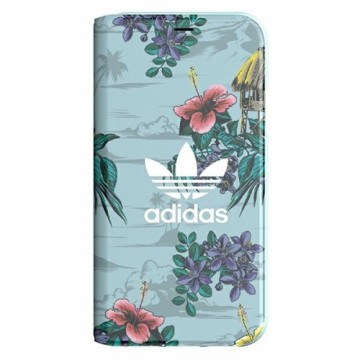 Adidas Booklet Case Floral iPhone X|XS szary|grey 30927