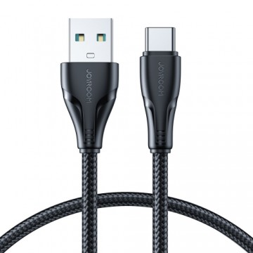 Joyroom USB - USB C 3A cable Surpass Series for fast charging and data transfer 0.25 m black (S-UC027A11)