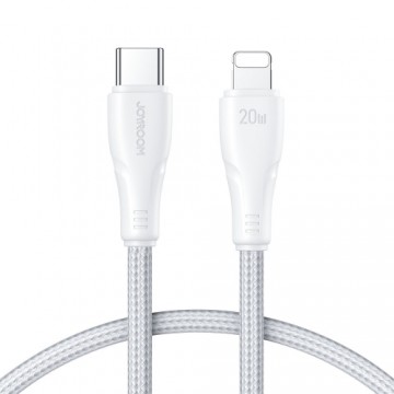 Joyroom USB C - Lightning 20W Surpass Series cable for fast charging and data transfer 0.25 m white (S-CL020A11)