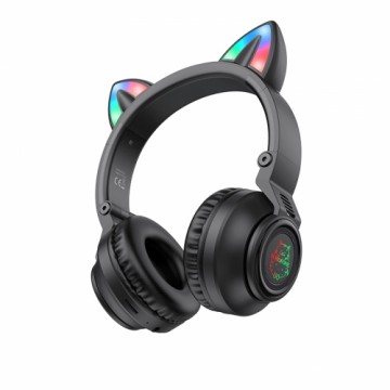 OEM Borofone austiņas BO18 Cat Ear bluetooth melnas