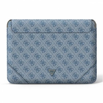 Original GUESS Laptop Sleeve 4G Uptown Triangle Logo GUCS14P4TB 13|14 inches blue