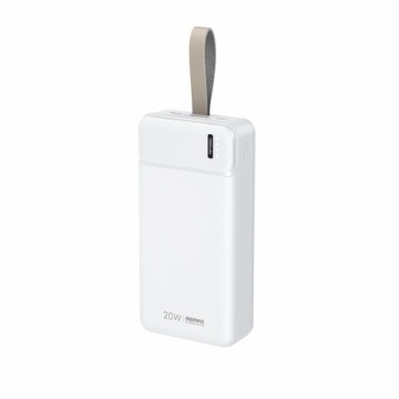 REMAX Power Bank 30000mAh RPP-289 Pure - USB + C tipa - PD 20W QC 18W, balts