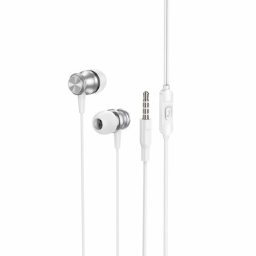 Borofone Earphones BM75 Platinum Metal silver